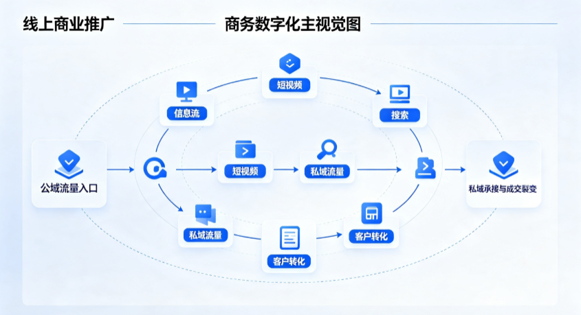 永新县线上商业推广怎么做？全域流量闭环搭建与低成本转化实战指南